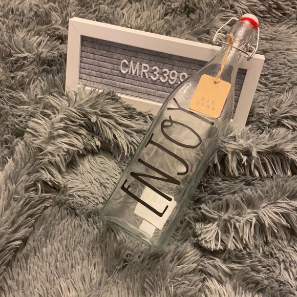 NWT RAE DUNN ENJOY BOTTLE